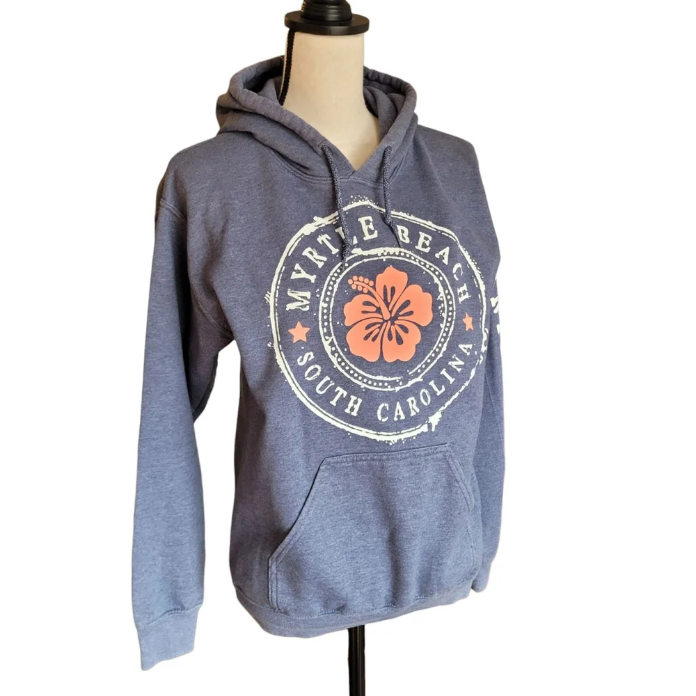 Myrtle Beach South Carolina Hoodie Sweatshirt Size S - Picture 2 of 11